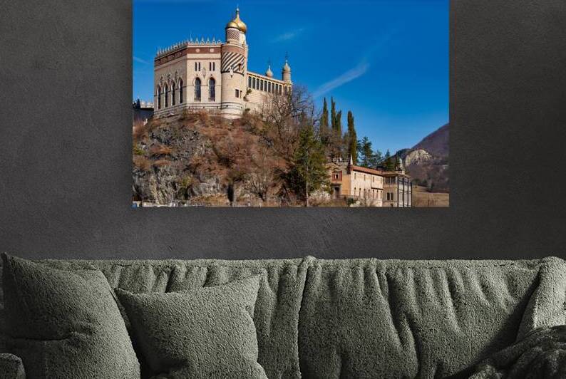 Bologna Italy. Rocchetta Mattei is a fortress located in the northern Apennines by Marco Brivio