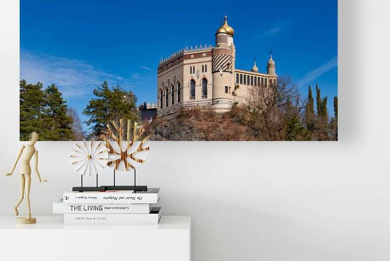 Bologna Italy. Rocchetta Mattei is a fortress located in the northern Apennines by Marco Brivio