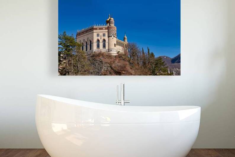 Bologna Italy. Rocchetta Mattei is a fortress located in the northern Apennines by Marco Brivio