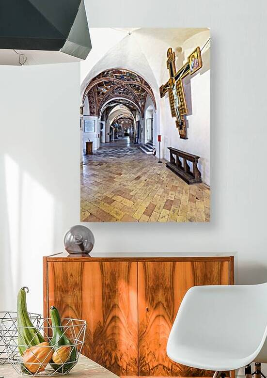 Montefalco Umbria Italy. San Francesco Church frescoed by Benozzo Gozzoli by Marco Brivio