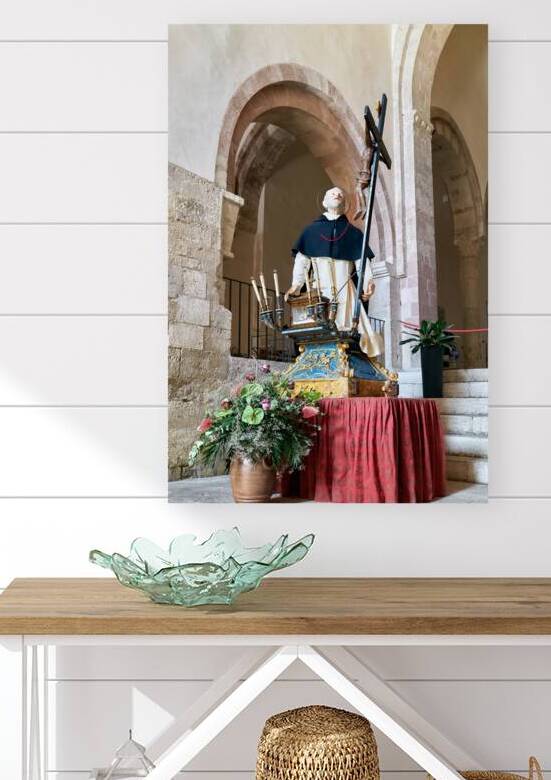 Bevagna Umbria Italy. San Michele Arcangelo church in San Silvestro square by Marco Brivio