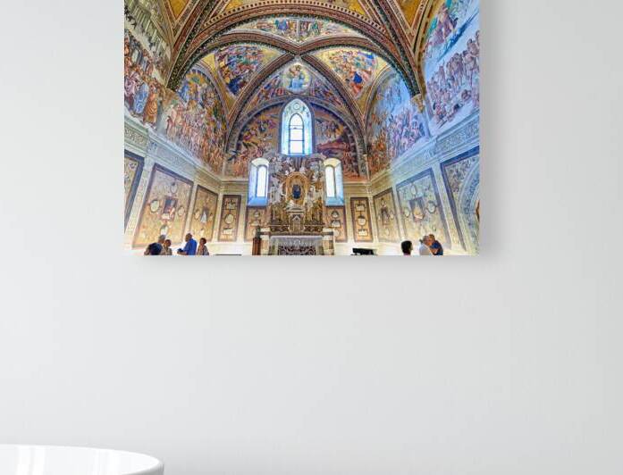 Orvieto Umbria Italy. The chapel of the Madonna di San Brizio frescoed by Fra Angelico Benozzo Gozzoli and Luca Signorelli by Marco Brivio