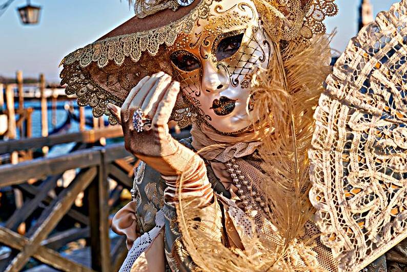 Venice Italy. The Carnival by Marco Brivio