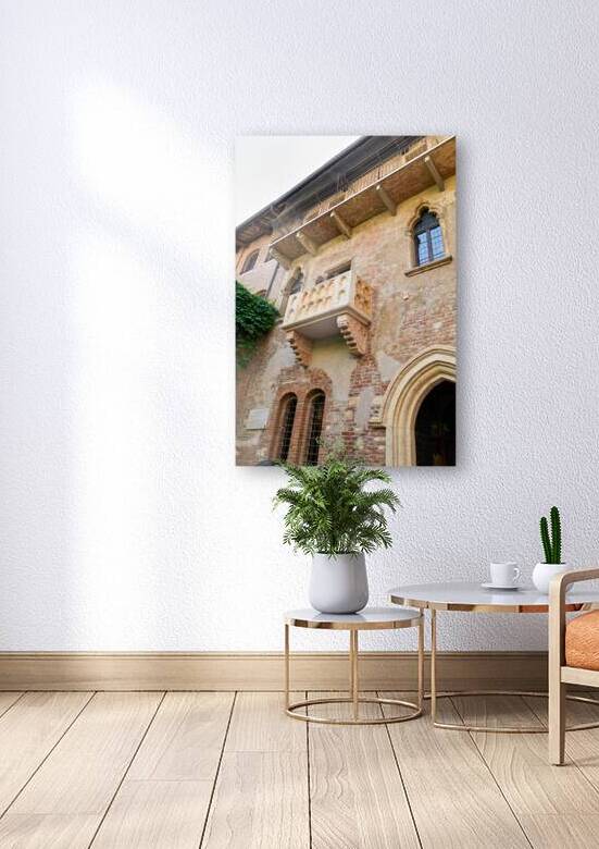 Verona Veneto Italy. The balcony of Juliet at Villa Capuleti by Marco Brivio