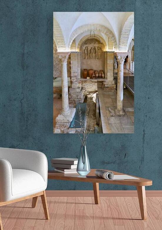 Verona Veneto Italy. Verona Cathedral Duomo di Verona. The crypt by Marco Brivio