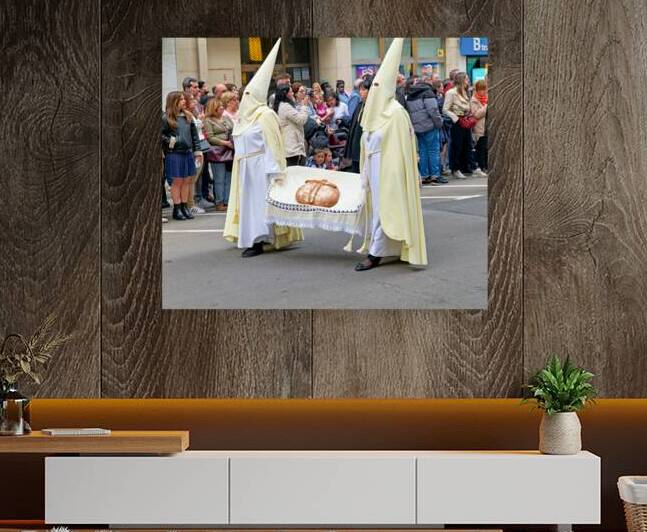 Zaragoza. Saragossa. Aragon. Spain.  Processions of the Easter Holy Week by Marco Brivio