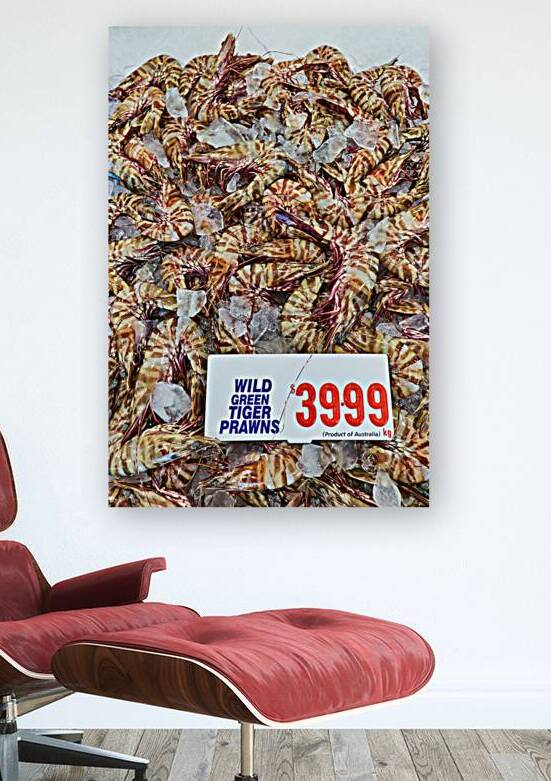 Wild Green Tiger Prawns for sale at $39.99 per kg. by Marco Brivio