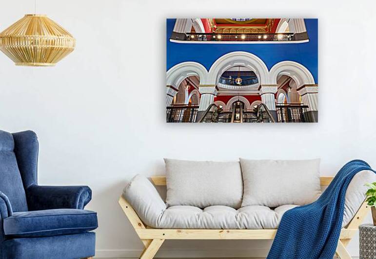 Ornate interior of Queen Victoria Building in Sydney Australia by Marco Brivio