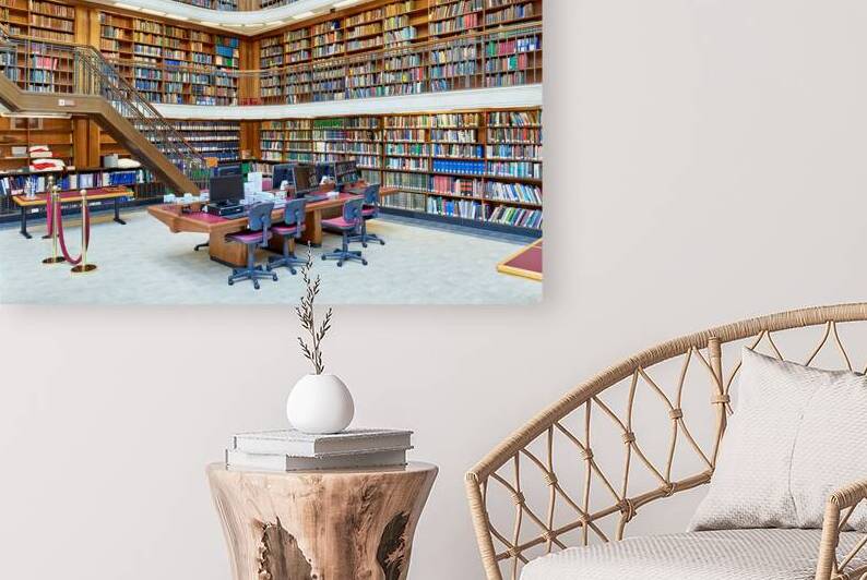 Visitors study and read at Mitchell Library in Sydney Australia by Marco Brivio