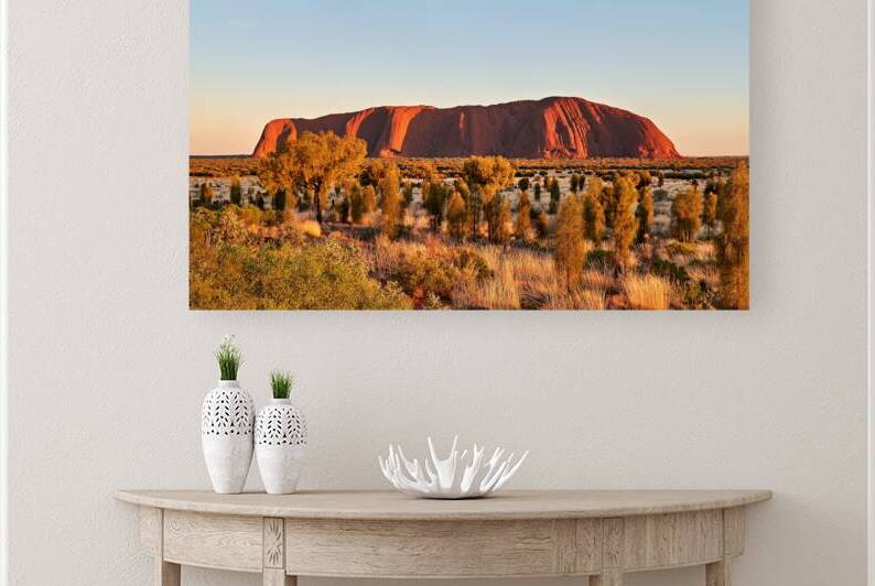 Uluru at sunset Australia by Marco Brivio