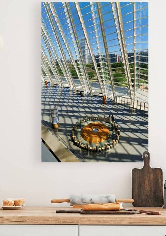 Foucault pendulum in Museu de les Ciències Príncipe Felipe Va by Marco Brivio