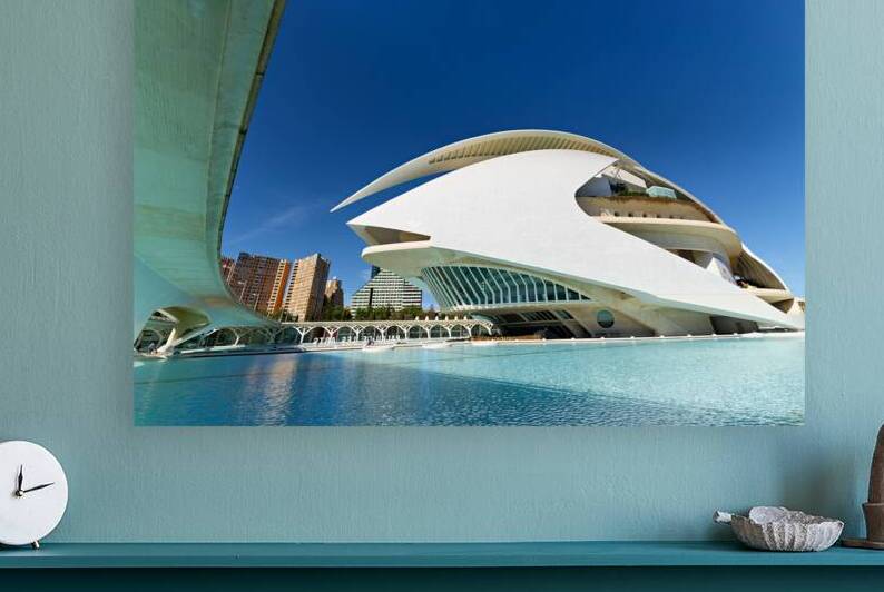 Valencia skyline with Palau de les Arts Reina Sofia Opera House  by Marco Brivio