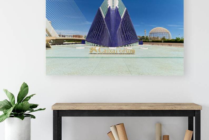 Valencia city of arts and sciences with Caixaforum and Agora by Marco Brivio