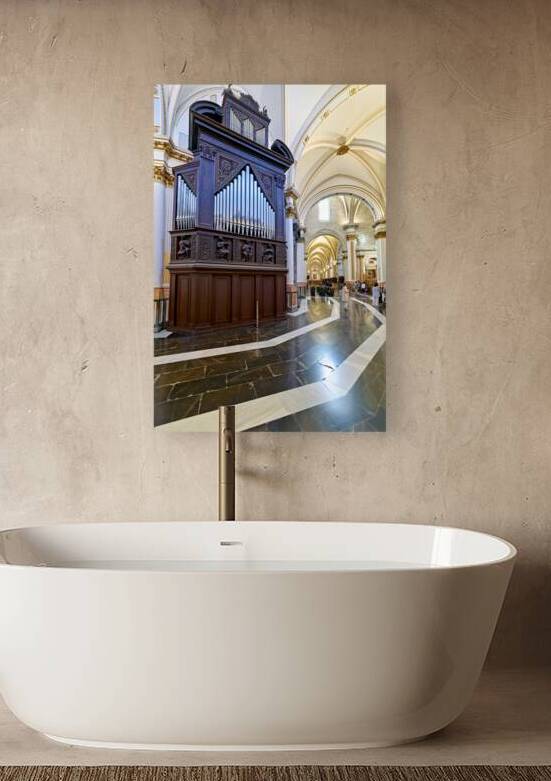 Valencia Cathedral features a large organ in the main hall by Marco Brivio