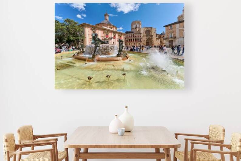 Valencia Spain showcases Plaza de la Virgen with the Real Basili by Marco Brivio