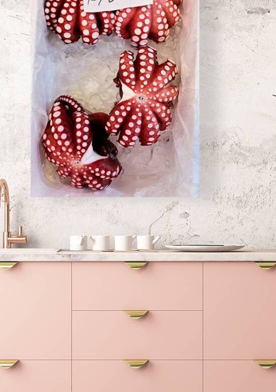 Fresh octopus for sale at Tokyo fish market in Japan by Marco Brivio