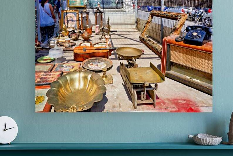 Discovering unique items at the flea market in Monastiraki Athe by Marco Brivio