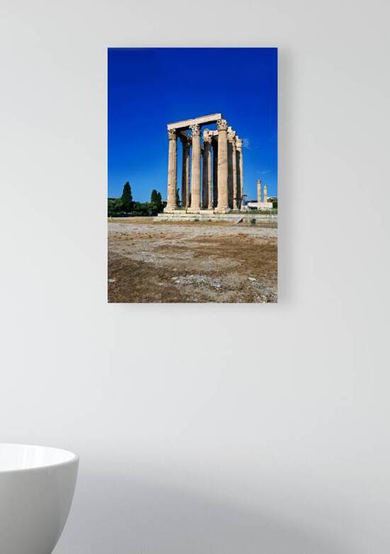 Temple of Olympian Zeus in Athens Greece on a sunny day by Marco Brivio