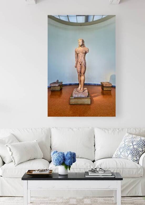 Statue of youth in National Archaeological Museum of Athens Gree by Marco Brivio