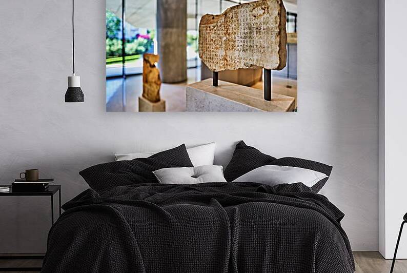 Exploring ancient inscriptions at the Acropolis Museum in Athens by Marco Brivio