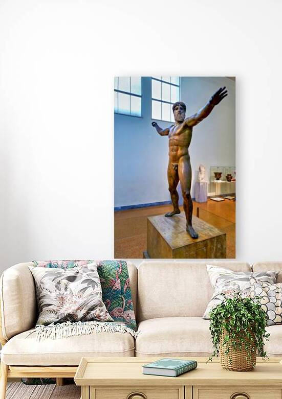 Greek statue in National Archaeological Museum in Athens by Marco Brivio