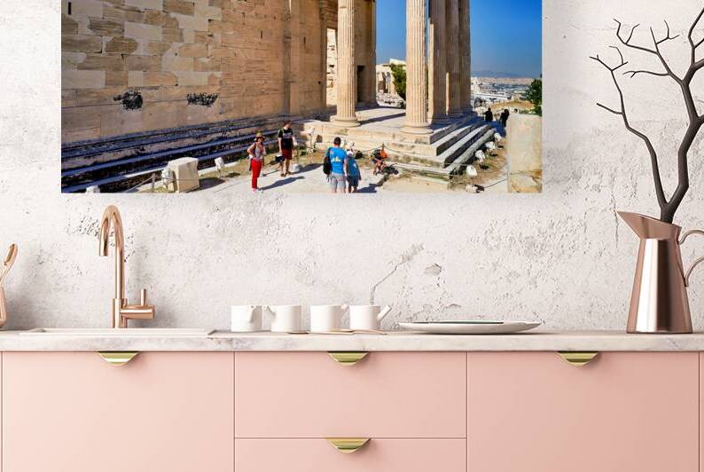 Exploring the erechtheion temple at acropolis in athens greece by Marco Brivio