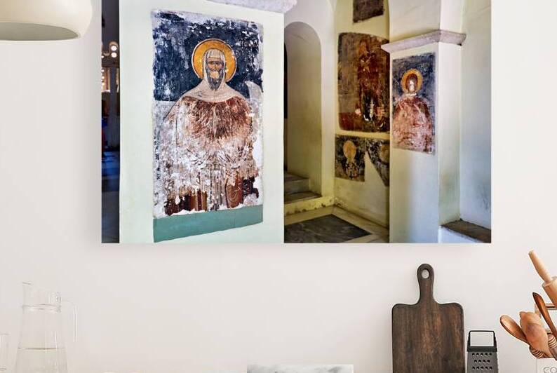 Old church of the holy apostles in athens greece at ancient agor by Marco Brivio