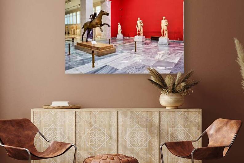 Discovering artifacts at Athens National Archaeological Museum by Marco Brivio