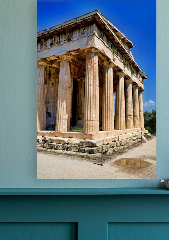 Visit to temple of hephaestus in ancient agora of athens greece by Marco Brivio