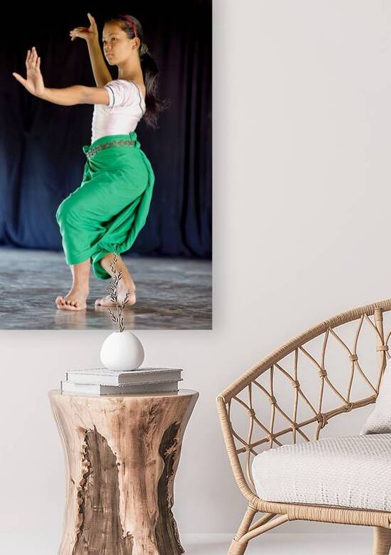 Young girl performing traditional dance. by Marco Brivio