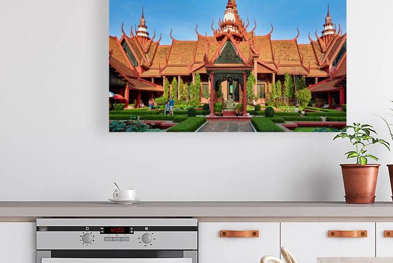 National Museum of Cambodia: traditional architecture lush gard by Marco Brivio