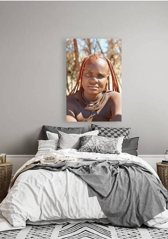 Portrait of a Himba woman from the Kunene region of Namibia by Marco Brivio