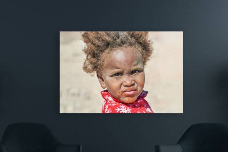 Children playing in Palmwag Kunene Region Damaraland Namibia by Marco Brivio