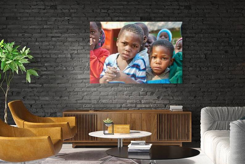 Children from Kavango Region of Namibia enjoy a moment together by Marco Brivio