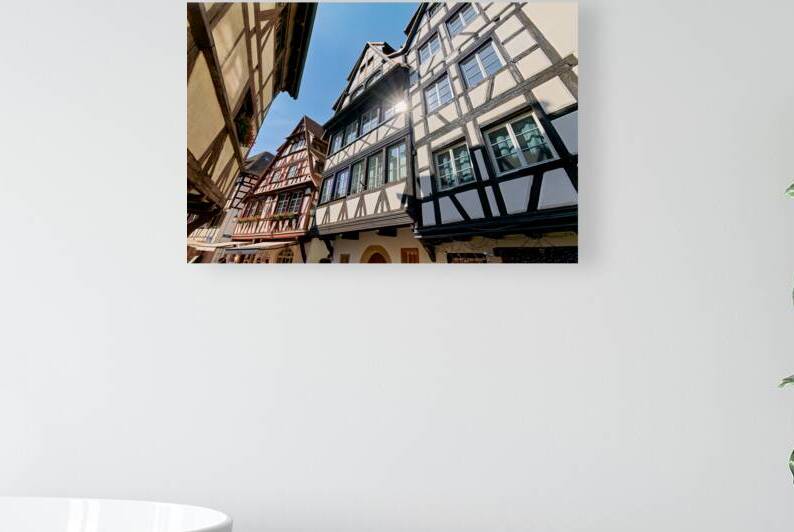 Visitors explore the narrow streets of Petit France in Strasbour by Marco Brivio