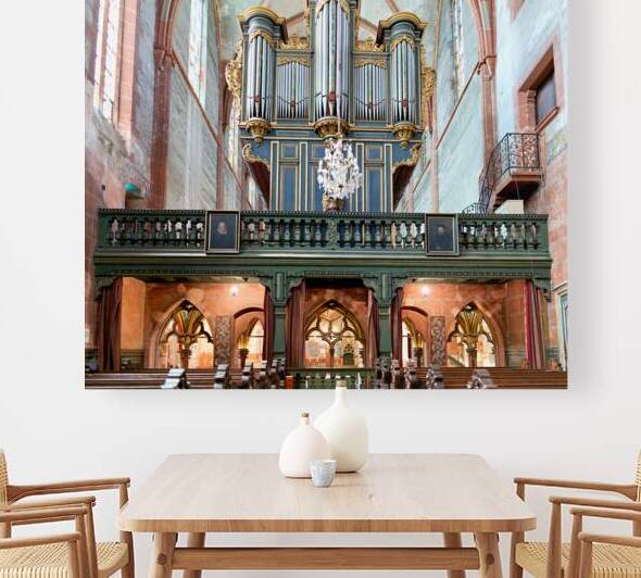 Pipe organ at Saint Pierre le Jeune church in Strasbourg by Marco Brivio