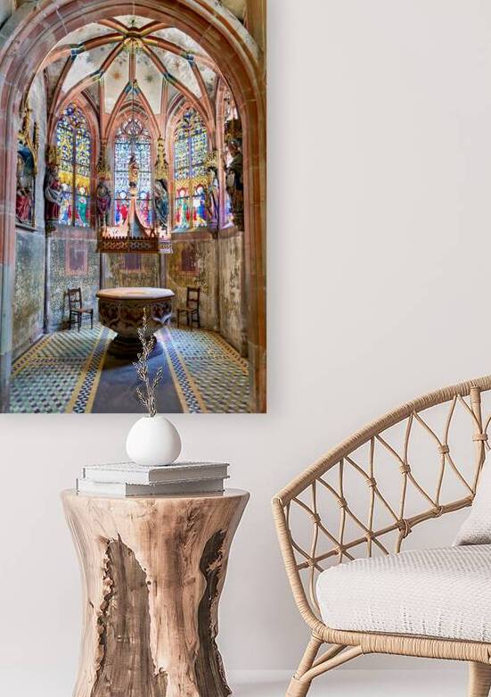 Exploring the interior of Saint Pierre le Jeune church in Strasb by Marco Brivio