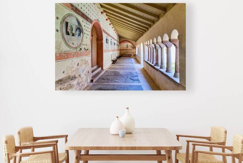 Visitors explore Saint Pierre le Jeune church in Strasbourg Alsa by Marco Brivio