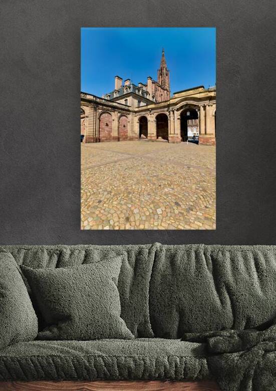 Clear view of Notre Dame from Palais Rohan Strasbourg by Marco Brivio