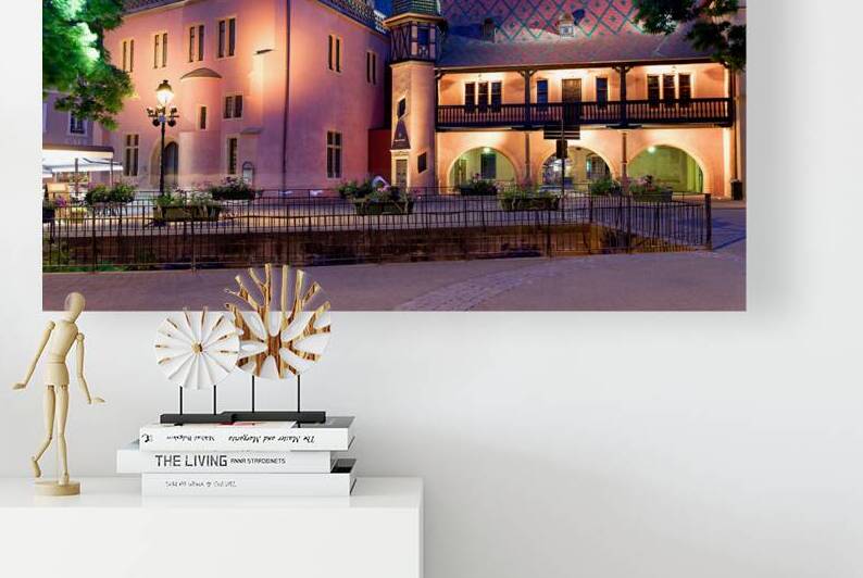 Evening at Koifhus Colmars old custom house Alsace by Marco Brivio