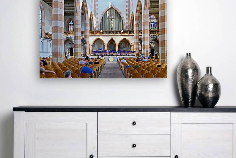 Concert event at Eglise Saint Matthieu in Colmar Alsace with vis by Marco Brivio