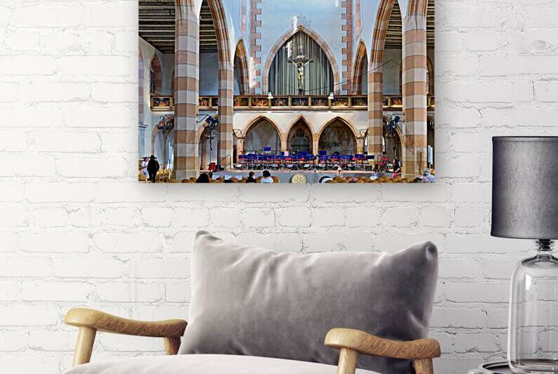 Concert setup at Eglise Saint Matthieu in Colmar Alsace by Marco Brivio