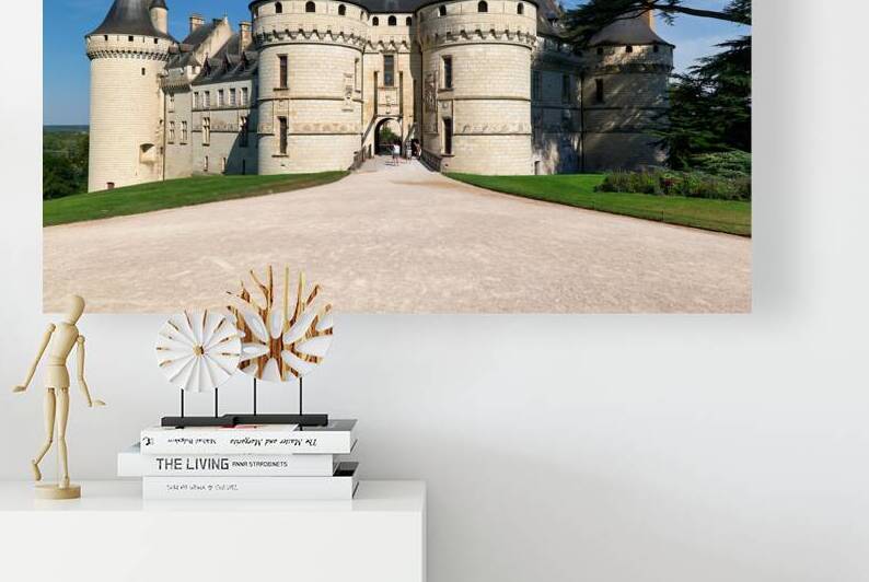 Chateau de Chaumont sur Loire stands tall in Chaumont France by Marco Brivio