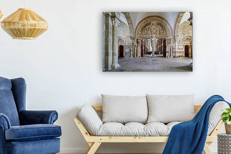 Vezelay Abbey in Bourgogne France shows rich history and archite by Marco Brivio