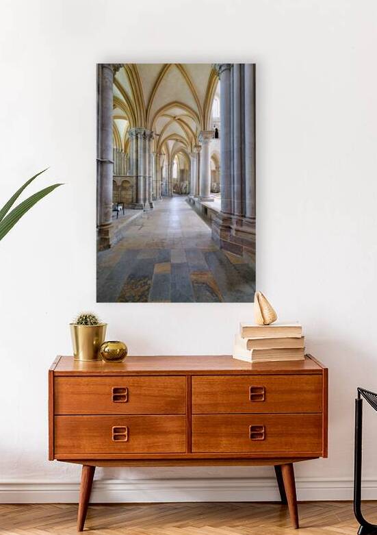 Vezelay Abbey interior view in Bourgogne France by Marco Brivio
