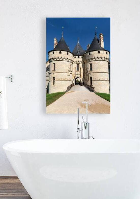 Visiting Chaumont Château in Chaumont France on a sunny day by Marco Brivio