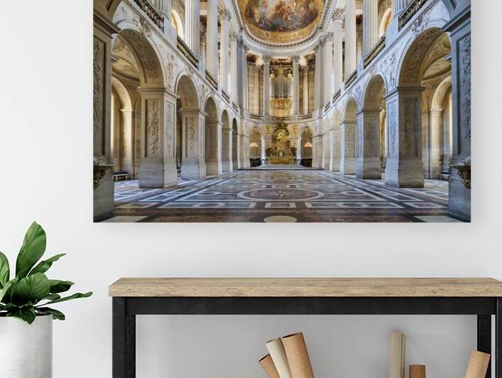 Visit to the royal chapel in versailles palace paris france by Marco Brivio