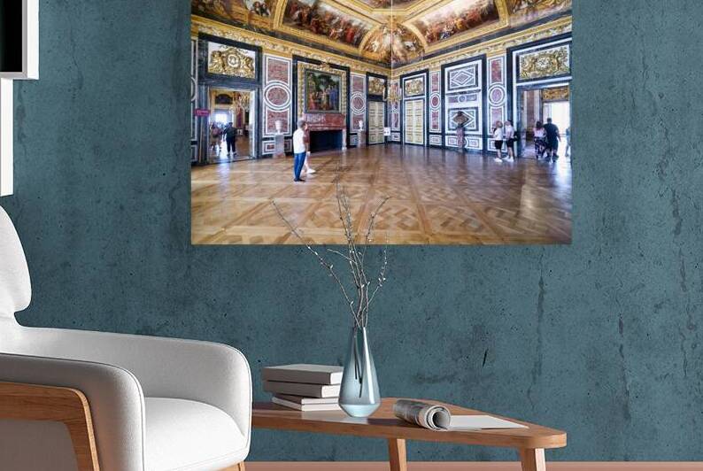 Visitors explore the grand rooms inside the Palace of Versailles by Marco Brivio