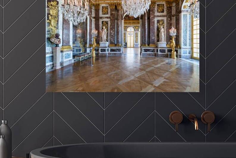 Exploring the grand interior of the Palace of Versailles in Pari by Marco Brivio