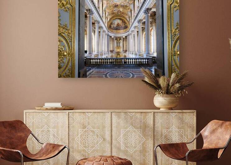 Visit the royal chapel at palace of versailles in paris france by Marco Brivio